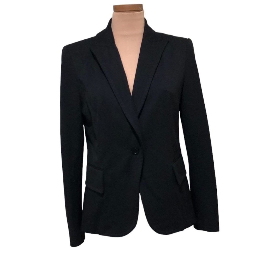 Centre Ville Paris Blazer Jacket Size Large Black